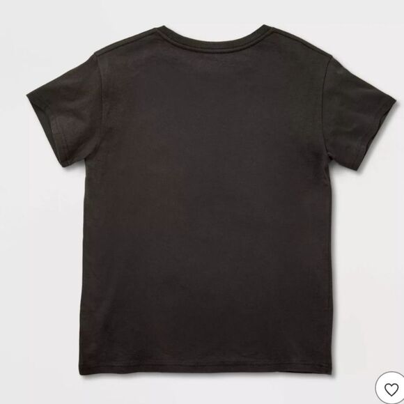 Women's Lady Gaga Red Lip Short Sleeve Graphic T-Shirt - Black - Picture 2 of 2